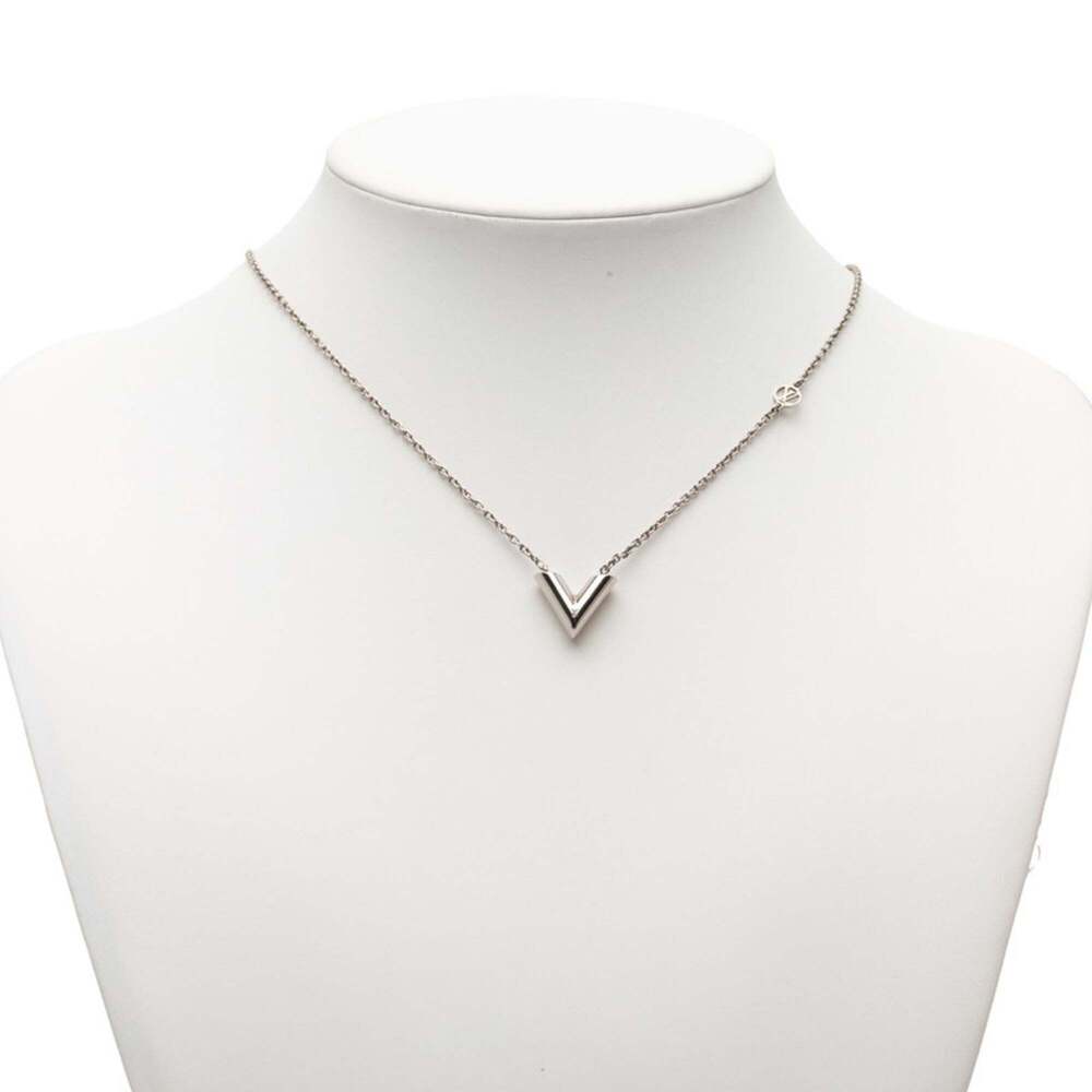 LOUIS VUITTON Silver Necklace - Picture 7 of 7